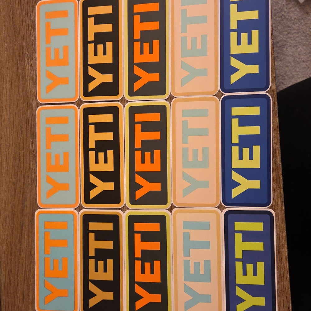 Yeti Sticker Set - Multicolor